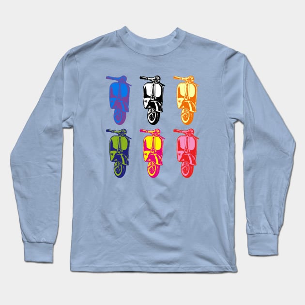 Scooters Long Sleeve T-Shirt by Skatee